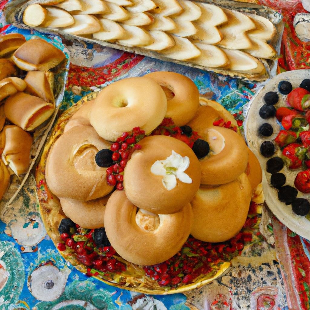 Традиционные литовские блюда на праздничном столе